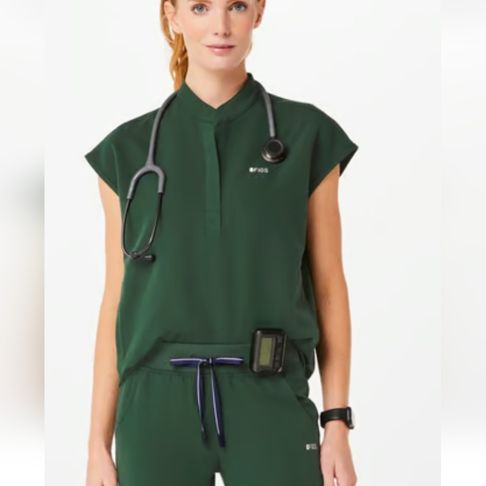 Dark Green Women's Top